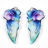 Epoxy Resin Pendants RESI-T057-28C-2