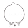 304 Stainless Steel Curb Necklaces NJEW-TA00145-4