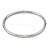 304 Stainless Steel Hinged Cuff Bangles SA-CBAC920-13P-4