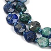 Natural Chrysocolla and Lapis Lazuli Beads Strands G-C116-A18-01-3