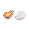 Fruit Alloy Enamel Charms PALLOY-S058-01P-30-1
