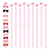 10Pcs Polyester Hairpin Hair Clip Holder Storage Organizer Hanging Ribbon HJEW-FG00050-1