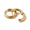 PVD Vacuum Plating 201 Stainless Steel Huggie Hoop Earrings LS-STAS-H164-01G-2
