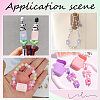 24Pcs 3 Colors UV Plating Rainbow Iridescent Acrylic Enamel Beads SACR-PA0001-02B-6