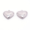 316 Surgical Stainless Steel Pendants STAS-WH0022-25P-1
