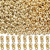 400Pcs CCB Plastic Tube Bails CCB-SC0001-28KC-1