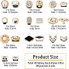 ABS Plastic Slide Charms OHAR-NB0001-23-3
