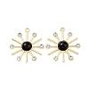 Glass Imitation Cat Eye Pendants PALLOY-F292-01G-01-2
