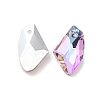 Electroplated Glass Pendants EGLA-M029-04-01-2