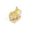Alloy Enamel Charms X-FIND-I052-03G-04-2