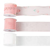 15 Yards 3 Styles Flat Organza Ribbons OCOR-TA0001-58A-2