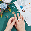 6Pcs 6 Styles Natural & Synthetic Gmestone Finger Rings for Unisex RJEW-BC0001-25-3