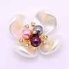 ABS Imitation Pearl Cabochons Accessories FIND-TAC0001-16-1
