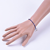 Natural Lapis Lazuli Bead Bracelets BJEW-JB04555-01-4