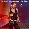 Rhinestone Cup Chains Belts AJEW-WH0470-61G-7
