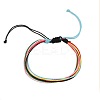 Multi-strand Fibre Wax Threads Braided Bracelet GN8006-1-1