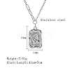304 Stainless Steel Pendant Necklaces PM9319-2-3