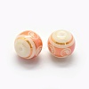Feng Shui Opaque Spray Painted Glass Beads LAMP-P050-B01-10mm-2