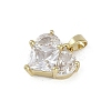 Rarl 18K Gold Plated Brass Micro Pave Cubic Zirconia Charms LS-KK-Z078-31G-02-2