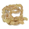 Raw Rough Natural Yellow Apatite Beads Strands G-M453-D07-3