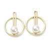 Alloy Pendants with Acrylic Pearl Beads LS-PALLOY-E580-15LG-2