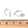 Brass Clip-on Earring Findings KK-K371-27A-P-3