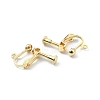 Brass Clip-on Earring Findings LS-KK-P232-05G-2