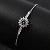 925 Sterling Silver Link Bracelets BJEW-D346-04B-P-5