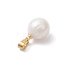 Natural Baroque Pearl Keshi Pearl Pendants PALLOY-JF04827-5