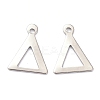 Tarnish Resistant 201 Stainless Steel Pendants STAS-P287-03P-2