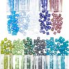 880pcs 11 colors 6/0 Transparent Glass Seed Beads SEED-NB0001-68-1