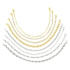 8Pcs Aluminum Curb Chains Pendant Decorations HJEW-CJ00081-1