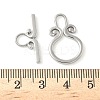 304 Stainless Steel Toggle Clasps STAS-H483-44P-3