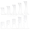 10Pcs Acrylic Pottery Edge Tools DIY-BC0017-29-1