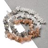 Natural Orange Moonstone & Labradorite & Rainbow Moonstone Beads Strands G-L610-A14-01-2