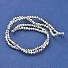Electroplate Glass Beads Strands X-EGLA-D030-15A-06-4
