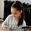 17 Style Painted Natural Wood Beads WOOD-KS0001-17-10