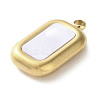 304 Stainless Steel Acrylic Pendants STAS-M091-02C-G-2