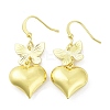 Rack Plating Brass Dnagle Earrings KK-C029-05G-1