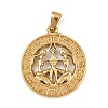 304 Stainless Steel Pendants STAS-C131-03G-09-1