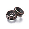 Tibetan Style Spacer Beads TIBEP-S315-46R-NR-2