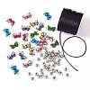 DIY Butterfly Bracelet Making Kit DIY-TA0004-90-2