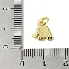 Real 18K Gold Plated Brass Pave Cubic Zirconia Pendants KK-M283-02F-02-3