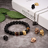 6Pcs 6 Style 304 Stainless Steel Beads STAS-PJ0001-28-6