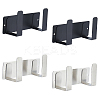 4 Sets 2 Colors Adhesive Wall Mounted Stainless Steel Pot Lid Holders AJEW-FH0004-53-1
