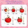 30Pcs 5 Styles Alloy Enamel Pendants ENAM-CJ0006-39-2