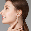 24Pcs 4 Colors 201 Stainless Steel Stud Earring Findings STAS-FH0001-78-5