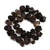 Natural Smoky Quartz Beads Strands G-F796-D06-01-3