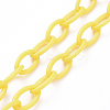 Personalized ABS Plastic Cable Chain Necklaces NJEW-JN03310-04-3