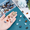 3Bags 3 Colors  Transparent Glass Beads  Segmented Multi-Color Beads GLAA-PH0003-36A-3